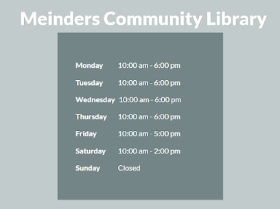 Meinders Community Library