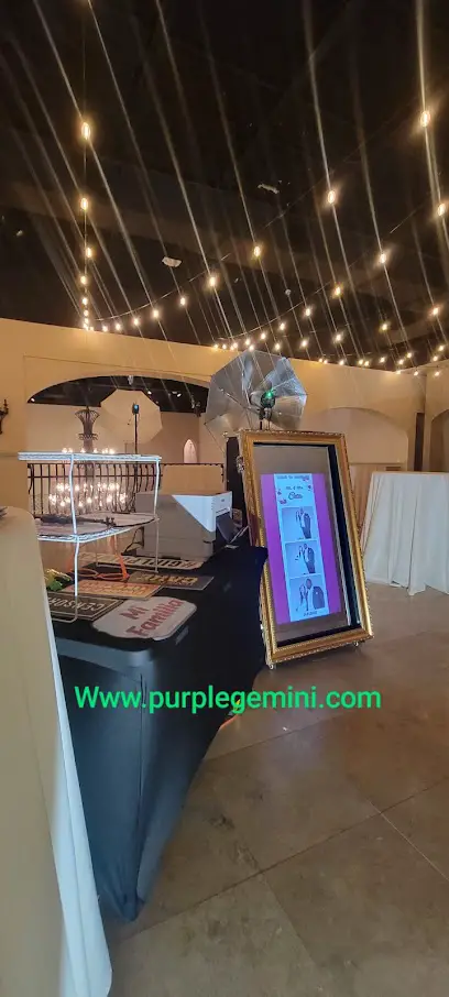 Purple Gemini Photo Booth